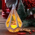 thumbnail image 1 of 4-Pack Christmas LED Lanterns - 6 Inch Battery Operated Hanging Ornaments for Tree/Stocking (Snowman/Star Designs), 1 of 6