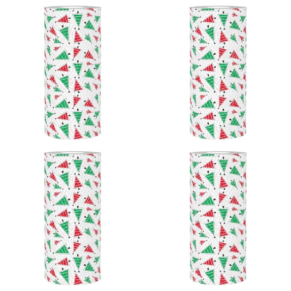 4 Pack Christmas Paper Napkins,Christmas Print Kitchens Paper Absorbent Oil Absorbent Kitchens Towel Paper
