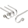 thumbnail image 1 of 4 Pack Christmas Stocking Holders for Mantle, Stocking Hanger Stocking Hooks Metal Fireplace Hanger for Christmas Party Decoration, 1 of 6