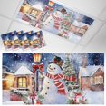 thumbnail image 1 of 4 Pack Christmas Xmas Fluorescent Light Covers for Ceiling Lights Tree Snowman Winter Scene Bird Magnetic Ceiling Light Covers Overhead Light Filters for Office Classroom Home, 1 of 9