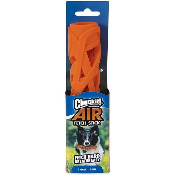 4 Pack Chuckit Air Fetch Stick Fetch Hard Breath Easy Dog Toy [Dog Fetch Toys] Small - 4 count