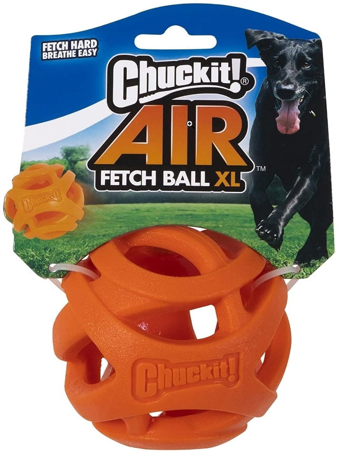 4 Pack Chuckit Breathe Right Fetch Ball Dog Toy [Dog Fetch Toys] X-Large - 4 count
