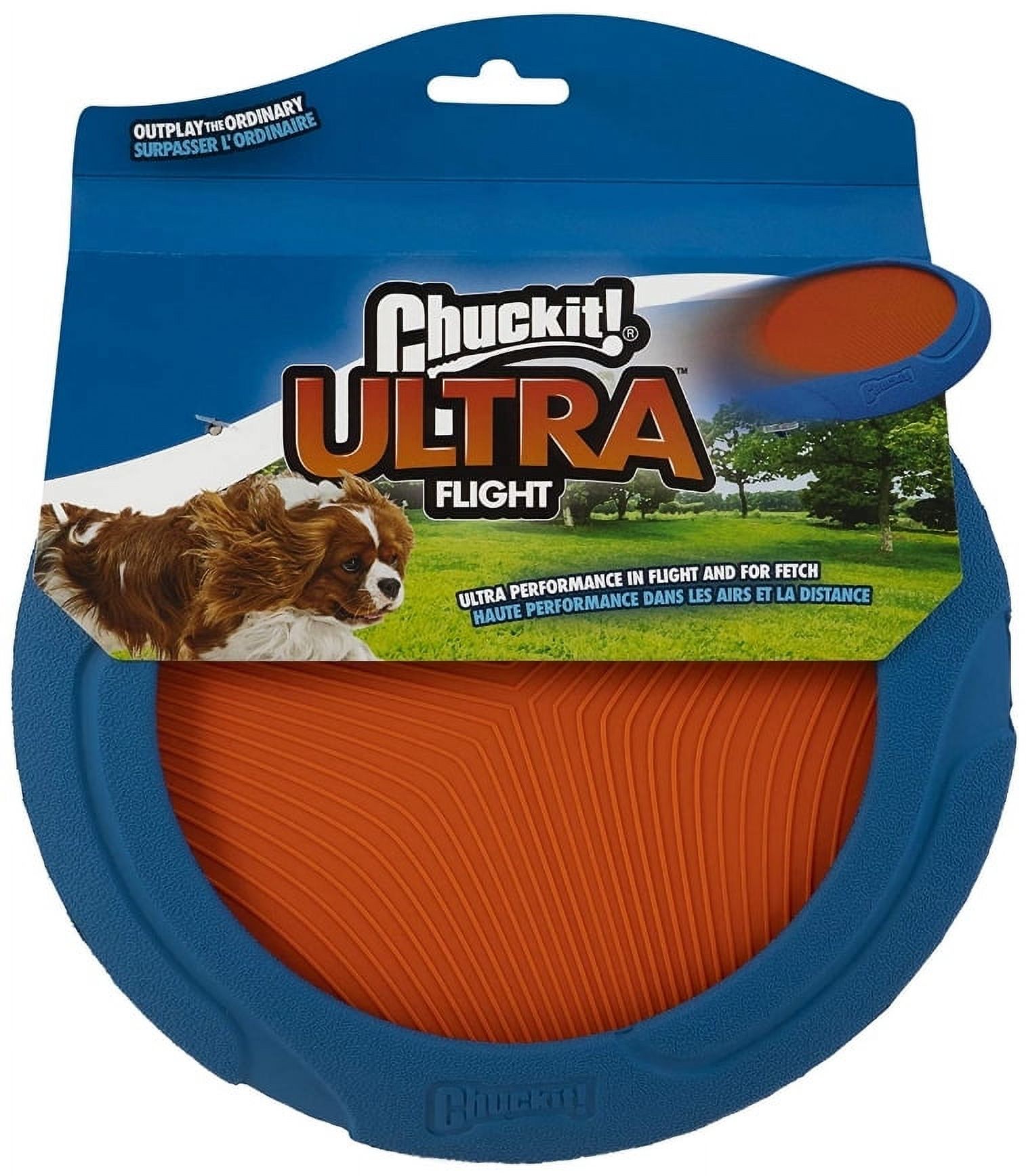 4 Pack Chuckit Ultra Flight Disc Dog Toy [Dog Fetch Toys] 4 count