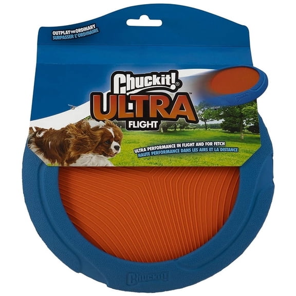 4 Pack Chuckit Ultra Flight Disc Dog Toy [Dog Fetch Toys] 4 count