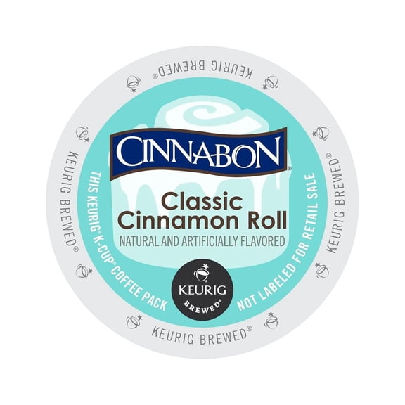4 Pack Cinnamon Roll KCups (24 Count) Light Roast