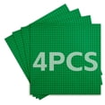 thumbnail image 1 of 4 Pack Classic Building Base Plates, 10" x 10" (32x32 Studs) Boards to Build on, Baseplates for Bricks, Compatible with All Major Brands, Green, 1 of 6