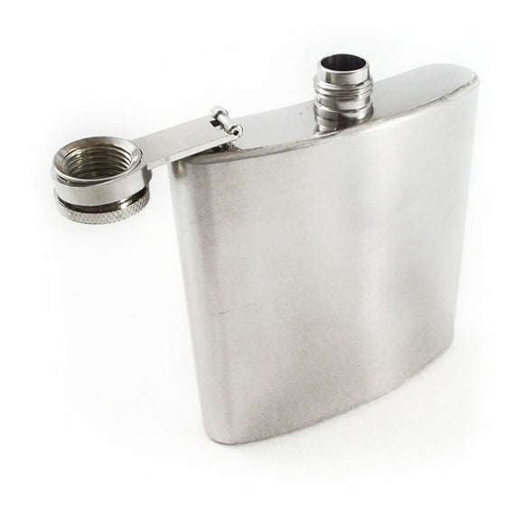 (4 Pack) Classic Hip Flask 8oz Stainless Steel Pocket Hidden Chrome Hip Flask Set
