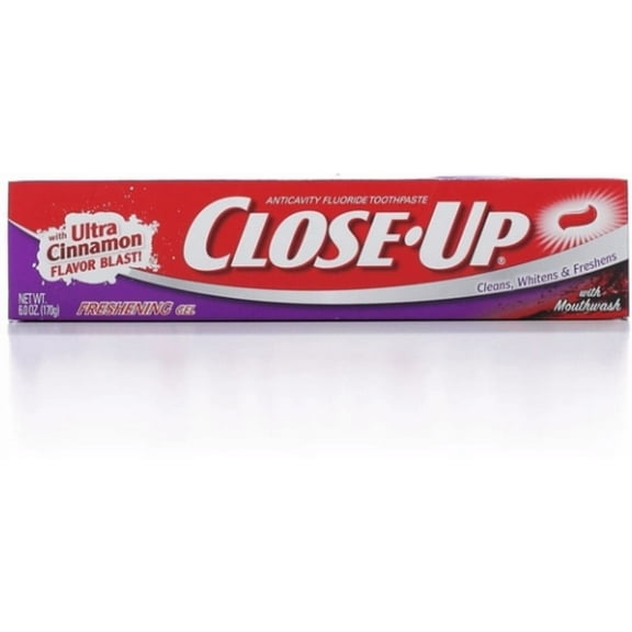 Close-Up Toothpaste Gel Freshening Red 6 oz (Pack of 4)