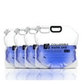 thumbnail image 1 of 4 Pack Collapsible 2.6 Gallon/10 Liter Water Container Bag with Carry Handles, 1 of 6
