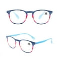 thumbnail image 1 of 4 Pack Colorful Presbyopic Reading Glasses Spring Hinge Rectangle Readers, 1 of 2