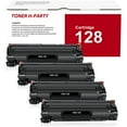 thumbnail image 1 of Toner H-Party Black Toner Cartridge 4-Pack for Canon CRG 128, imageCLASS MF4550, MF4570DN, MF4770N, D530, D550, 1 of 6