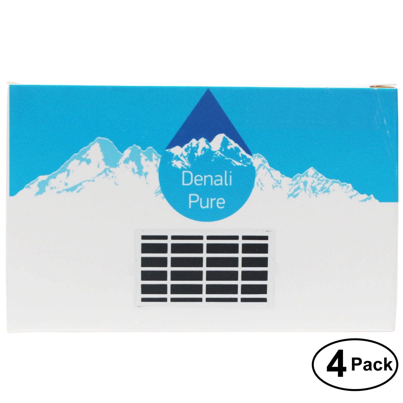 4-Pack Compatible with Whirlpool WRF989SDAM00 Refrigerator Air Filter - Compatible with Whirlpool W10311524, AIR1 Fridge Air Filter
