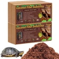 thumbnail image 1 of 4 Pack Compressed Coconut Fiber Substrate - 100% Organic Coconut Fiber Brick Bedding for Reptiles, Natural Coco Husk Substrate Terrarium Bedding for Snake, Hermit Crabs, Frogs, Tortoise, Gecko, 1 of 7