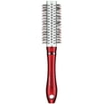 4 Pack Conair Brush Tourmaline Ceramic Nylon Round Brush, Red, Medium, 1 ea
