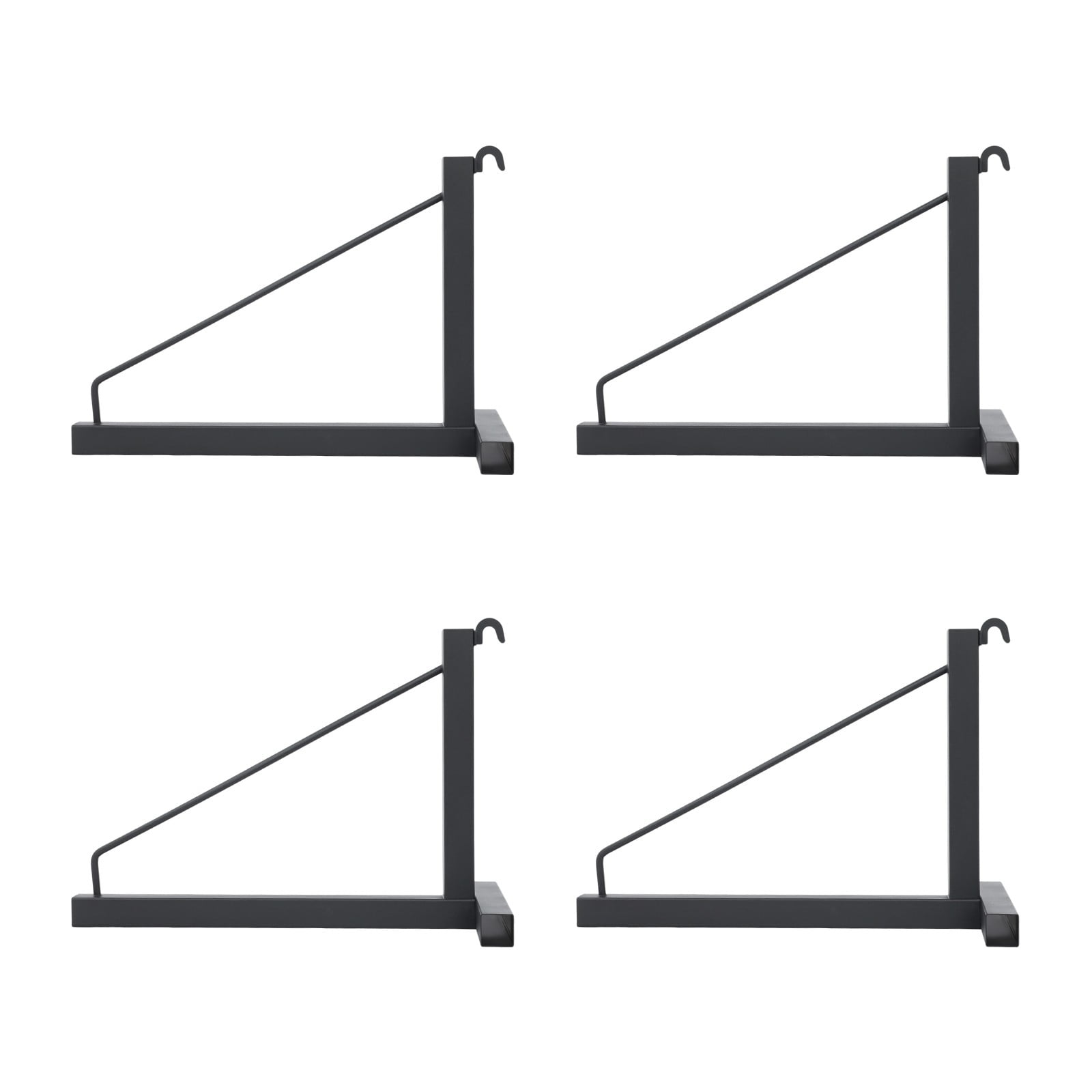 4 Pack Container Shelf Bracket, Shipping Container Brackets, Cargo Container Shelving Bracket for Storing Tools, Goods, Parcels