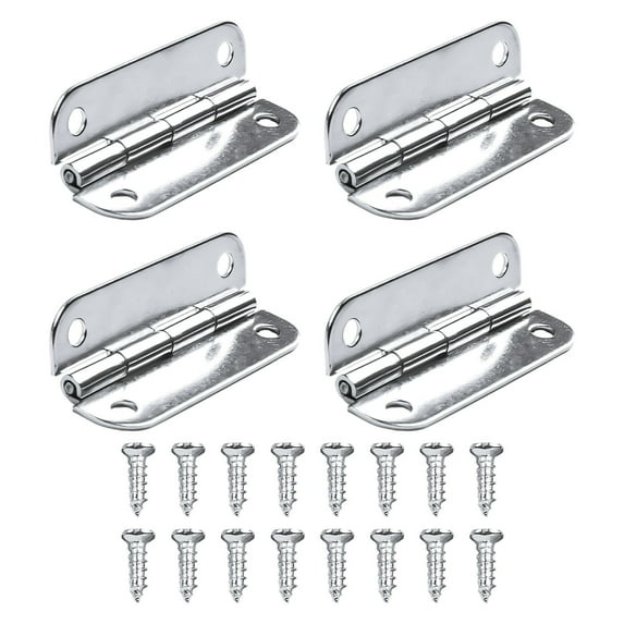 4 Pack Cooler Hinges for Igloo Ice Chests,Cooler Stainless Steel Hinges Replacement Set with Screws
