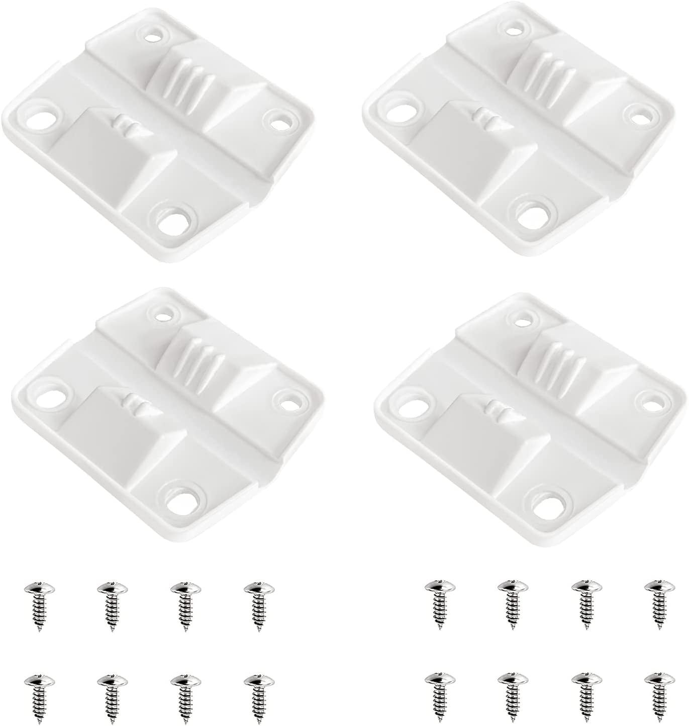 Coleman Cooler Repair Kit 4 Pack ABS Plastic Hinges & Stainless Steel
