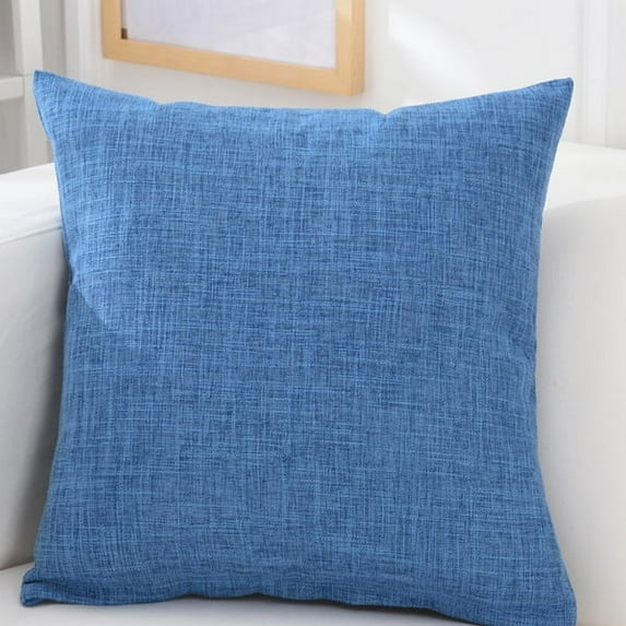 4-Pack Cotton Linen Decorative Throw Pillow Case Cushion Cover 18''x18'' Pillowcase Pillow Protector Slip Cases Sham for Car Couch Sofa Home