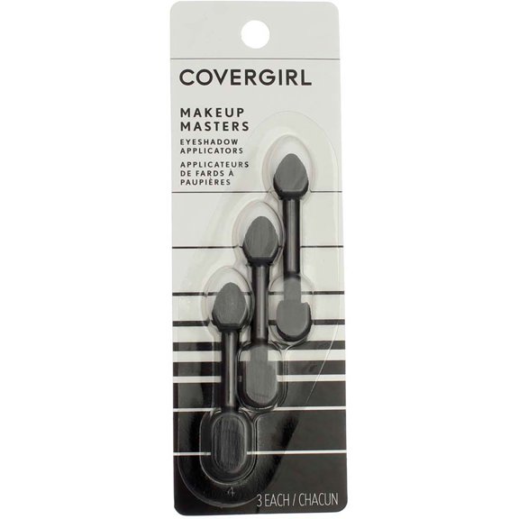 4 Pack - CoverGirl Makeup Masters Eyeshadow Applicators 3 ea
