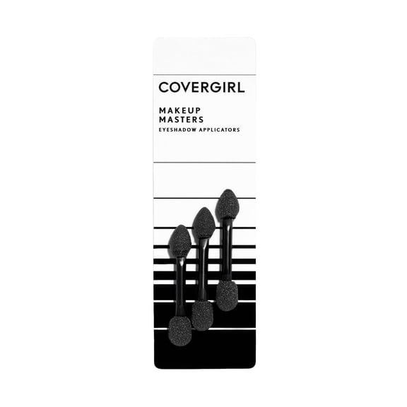 CoverGirl Makeup Masters Eyeshadow Applicators 3 ea (Pack of 4)