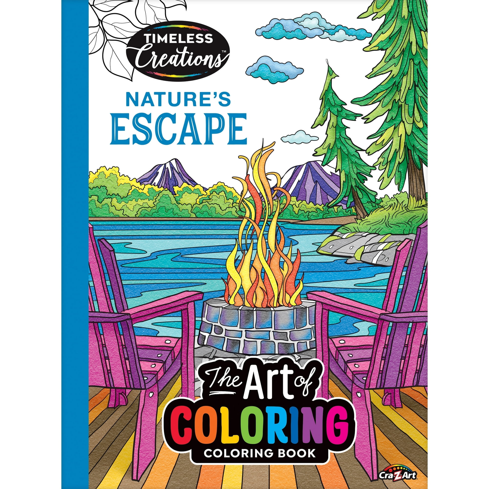 ( 4 Pack ) Cra-Z-Art Timeless Creations Adult Coloring Book, Nature's ...