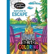 ( 4 Pack ) Cra-Z-Art Timeless Creations Adult Coloring Book, Nature's Escape, 64 Pages