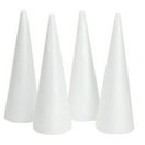 Foam Cones for Crafts (1.9 x 4.2 in, White, 24 Pack) –  BrightCreationsOfficial