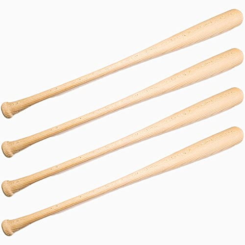 4 Pack Craft Quality Wooden Blem Baseball Bat