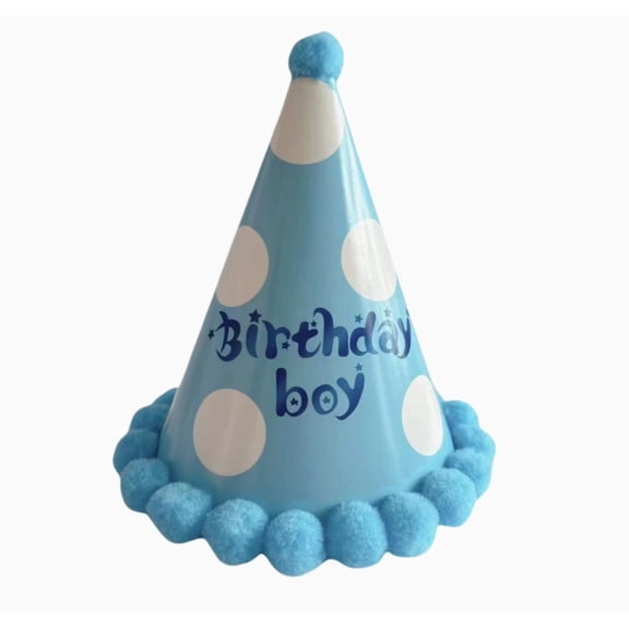4 Pack Creative Birthday Party Hats for Adults and Children - Cartoon Design Cake Hats for Festive Celebrations