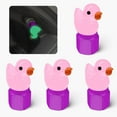 thumbnail image 1 of 4 Pack Cute Duck tire Valve caps, Glow in The Dark Tire Valve Caps, Interesting and Practical Tire Decoration, Can be Used for Cars, Motorcycles, Trucks, and Bicycles.(Pink), 1 of 14