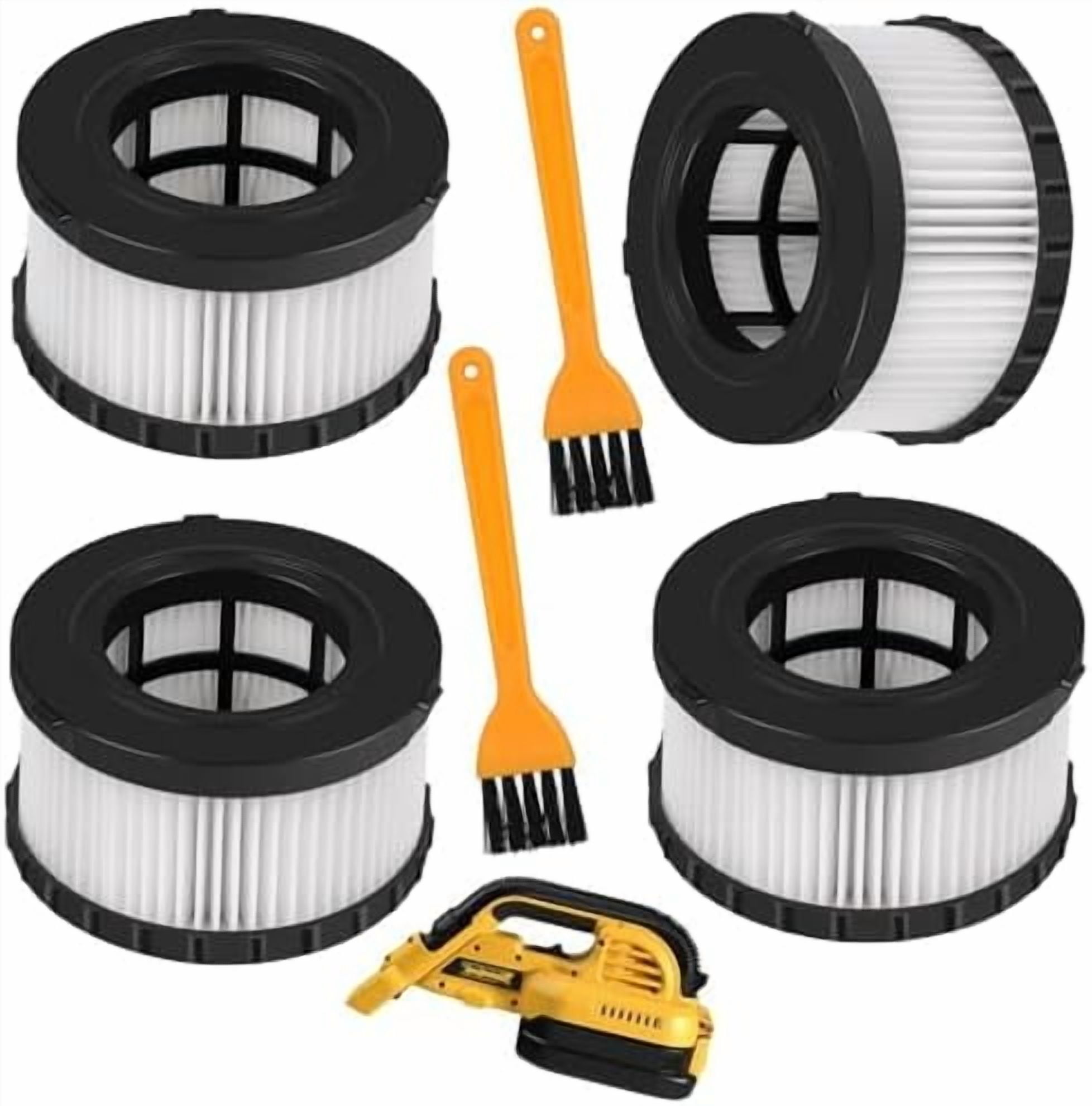 vhbw 6x filtro compatibile con Dewalt DCV5011H, DCV501HB aspirapolvere