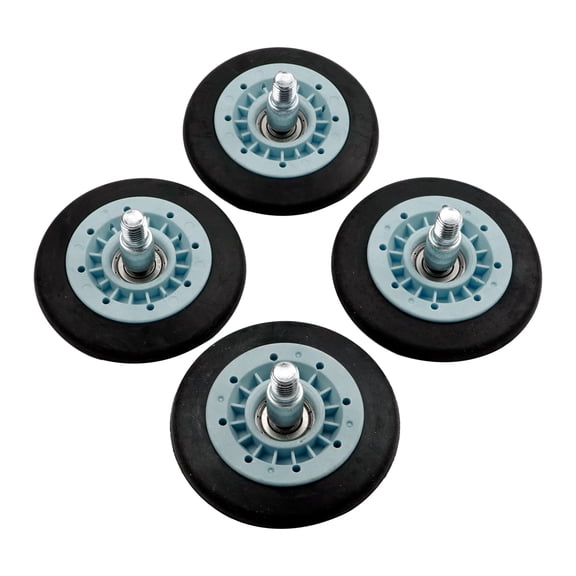 4 Pack DC97-16782E Dryer Drum Roller with Ball Bearing Compatible with Samsung Dryer Replaces DC97-16782ECM DC97-16782A DC97-16782B AP6884453 PS12720843