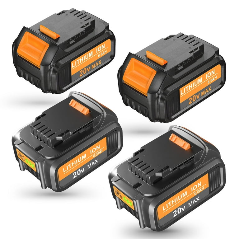20-Volt MAX XR Lithium-Ion Premium Battery Pack 6.0Ah (3-Pack) 20-Volt MAX XR Lithium-Ion Premium Battery Pack 6.0Ah (3-Pack)