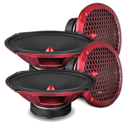 4 Pack DS18 6x9" Midrange Loudspeaker 400 Watts Max 200 Watts RMS 4O Car Audio