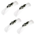 thumbnail image 1 of 4-Pack Daisy Pull Handle for Kitchen Cupboard Door, Bedroom Dresser Drawer, Bathroom Wardrobe Hardware, 1 of 7