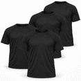 thumbnail image 1 of Daresay Men's 4-Pack Dri-Fit Performance T-Shirts – Moisture-Wicking Athletic Gym Tees – Breathable, Quick-Dry Workout Shirts for Men (Sizes S-3XL), 1 of 14