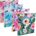 thumbnail image 1 of 4 Pack Decorative Binder (Marble Set) (Floral), 1 of 4
