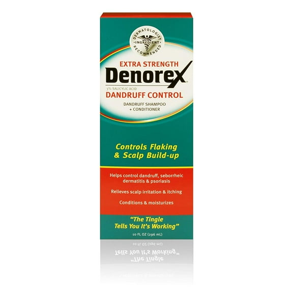 4 Pack - Denorex Extra Strength Dandruff Shampoo + Conditioner 10oz Each