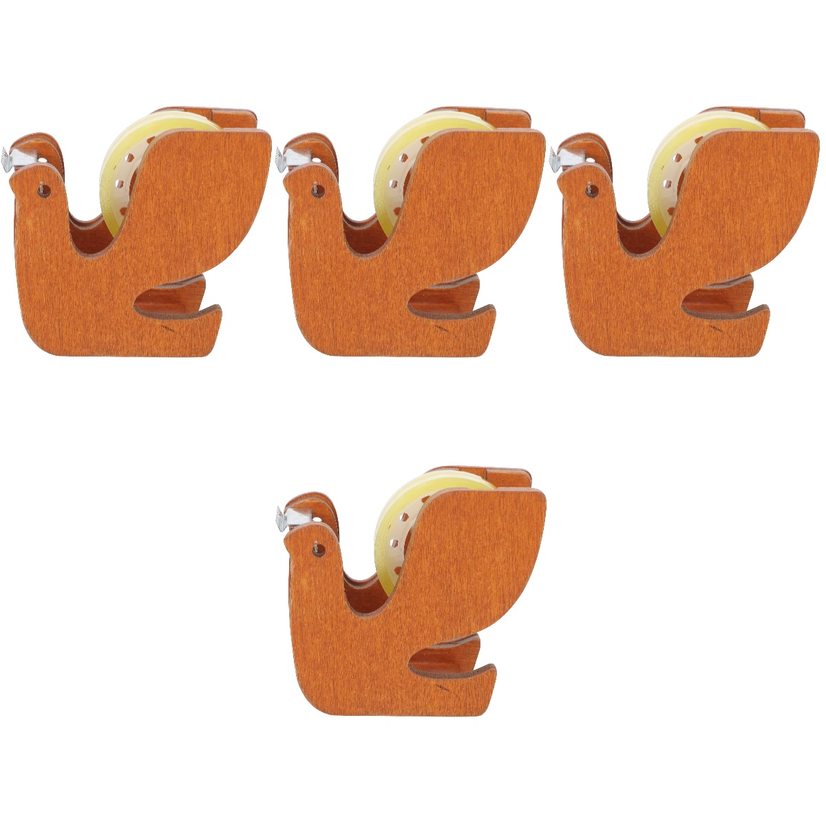 Cutter Helper 4 Pack Desktop Tape Cutter Cutting Helper Portable Tool - Walmart.com