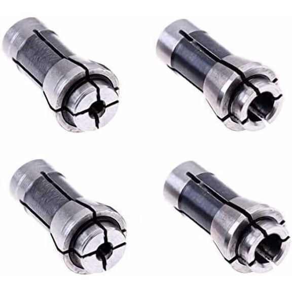 4 Pack Die Grinder Collet Grinding Machine Clamping Collet,2 Pack 3mm and 2 Pack 6mm Die Grinder Collet Grinding Machine Clamping Collet Adapter 1/4" and 1/8" Arbors Shanks$$Tools & Hardware Other