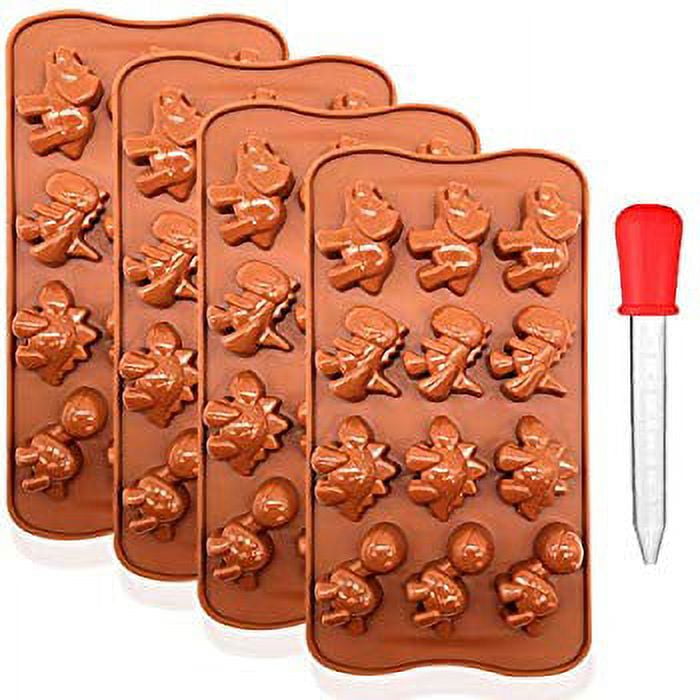 Silicone Gummy Bear Mold Chocolate Dessert Mould with Dropper DIY