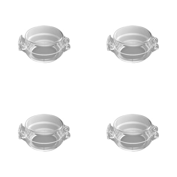 4 Pack Door Knob Safety Locks Invisible Cabinet Stove Knob Covers Child Safety Proof Door Lock Baby Safety Kitchen Protection Easy Install