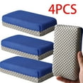 thumbnail image 1 of (4 Pack) Double Sided Car Wash Sponges, Bug Remover Sponge, Mesh Cleaning Tar Sponge for Washing, Microfiber Super Absorbent Soft, Washing Scratch Free, 1 of 7