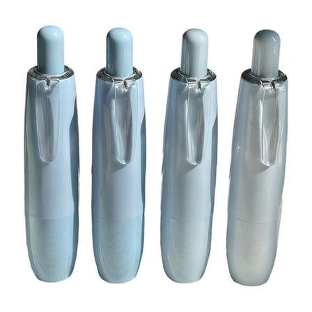 4-Pack Double-Sided Tape Dispensers, Adhesive Rollers for Scrapbooking and Crafts, Useful Christmas Gift for Crafters(Blue)