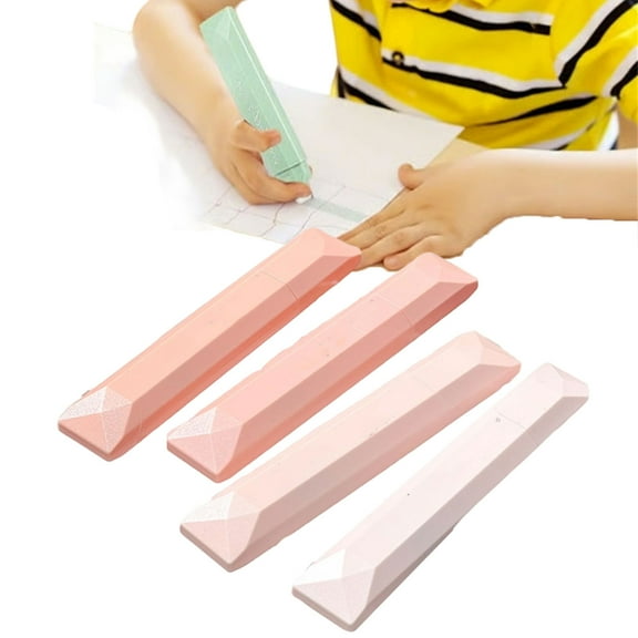 4-Pack Double Sided Tape Pens, 6 mm × 196 inch Double-Sided Tape Roll for Scrapbook Making, Crafting and Parcels, Can Be Manually Erased