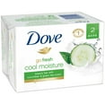 thumbnail image 1 of 4 Pack - Dove go fresh Beauty Bar Cucumber and Green Tea 4 oz, 2 Bar, 1 of 1