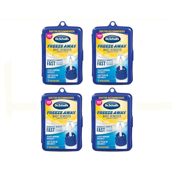 4 Pack - Dr. Scholl's Freeze Away Wart Remover 7 Each