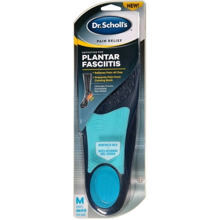 4 Pack - Dr. Scholl's Pain Relief Orthotics for Plantar Fasciitis for Men, Size 8-13 1 ea