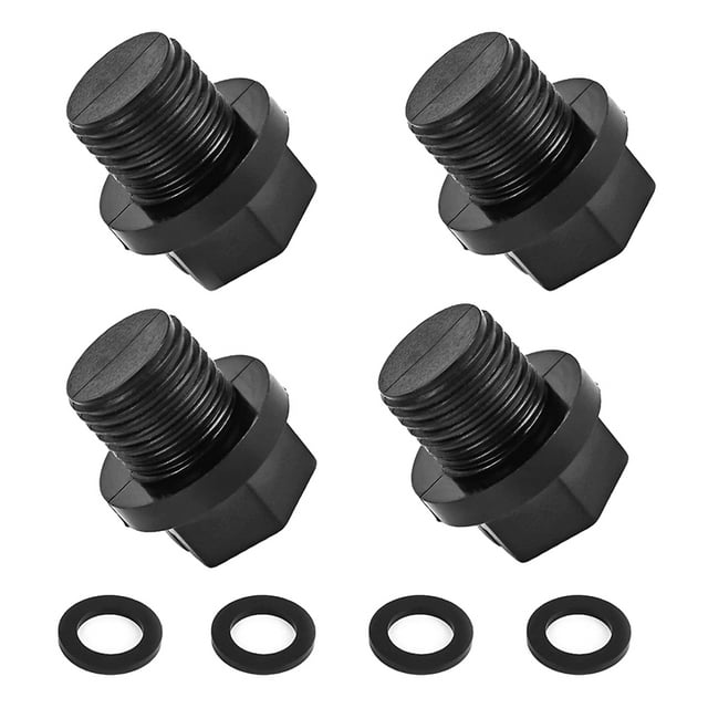 4 Pack Drain Plugs with ORings Pump Plug Pool Filters Replacement