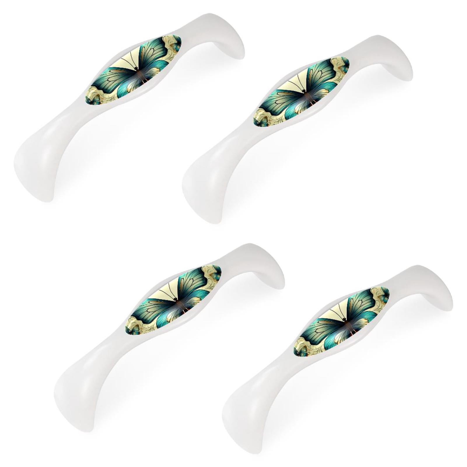4 Pack Drawer Pulls Kitchen Cabinet Knobs Dresser Drawer Knobs Colorful ...
